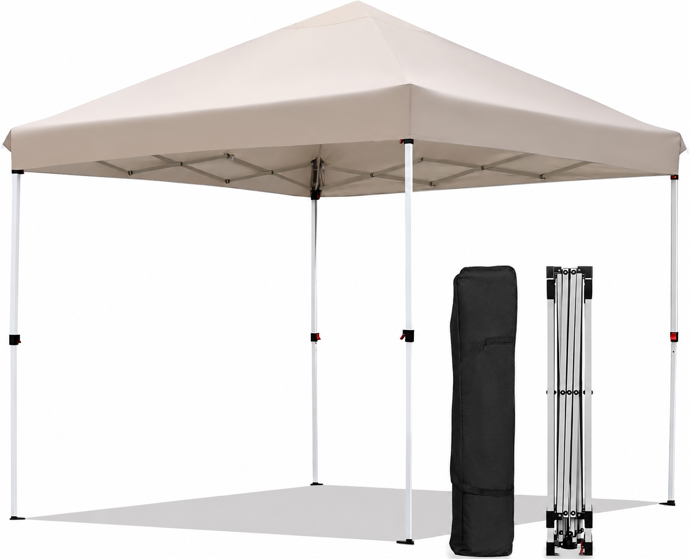 Faltpavillon 3x3m Wasserdicht Höhenverstellbar Partyzelt Camping Pavillon