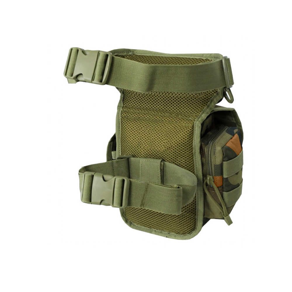 Taktische Beintasche Tarnfarbe Outdoor Hüfttasche Motorradtasche mit 6 Fächern