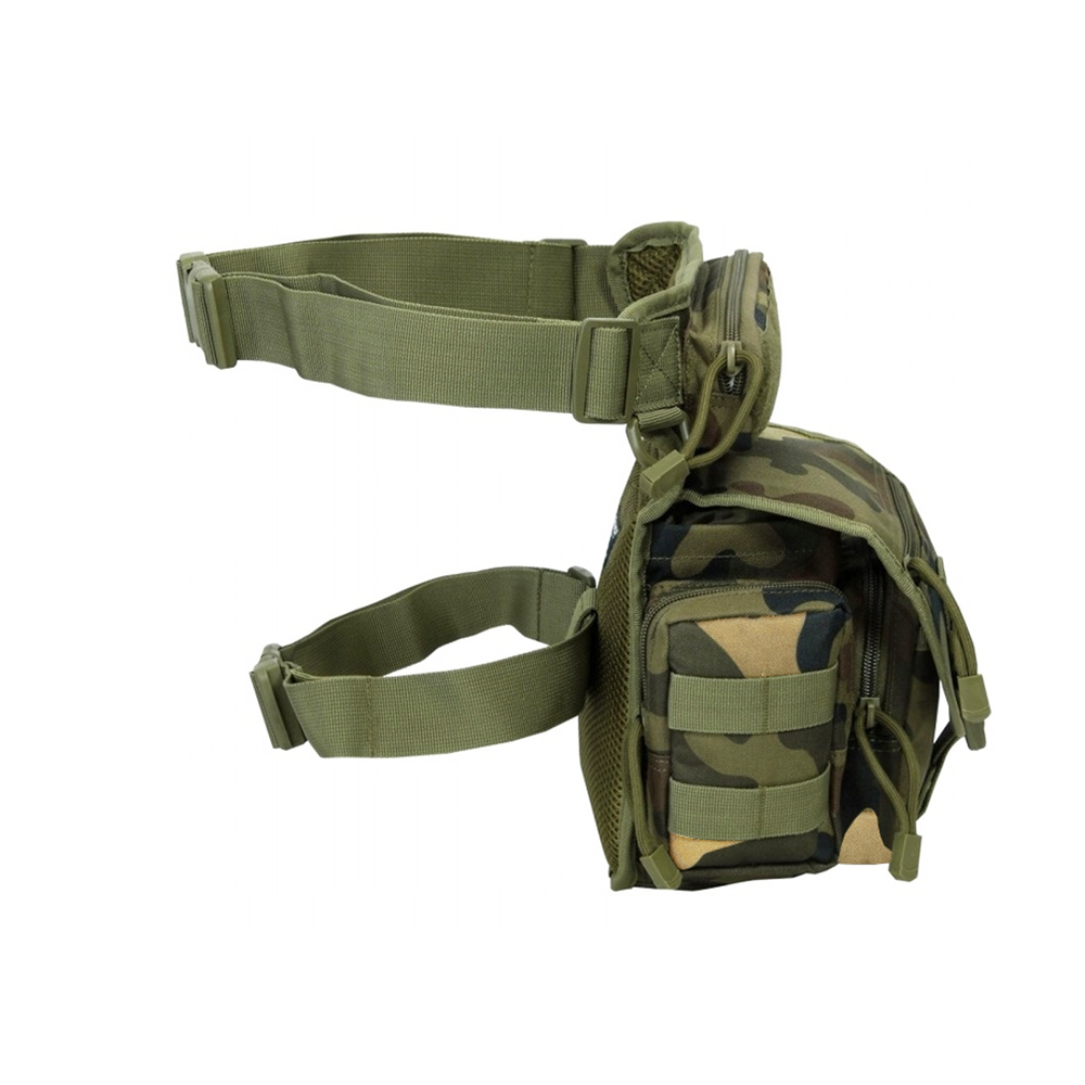 Taktische Beintasche Tarnfarbe Outdoor Hüfttasche Motorradtasche mit 6 Fächern