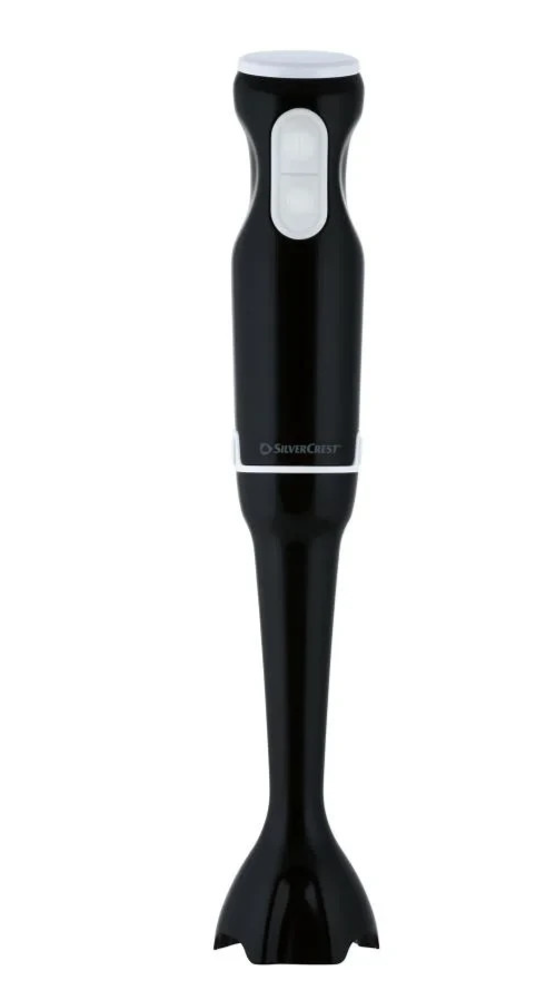SILVERCREST Stabmixer SSM 350 D1 350W Pürierstab Edelstahl Schwarz Turbo