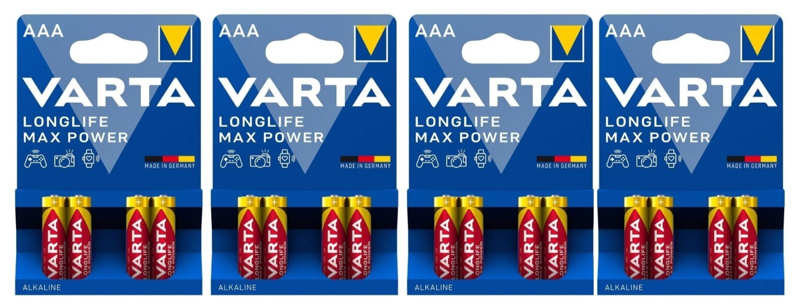VARTA AAA Batterien LR03 1,5V Longlife Max Power Micro Alkaline 4703