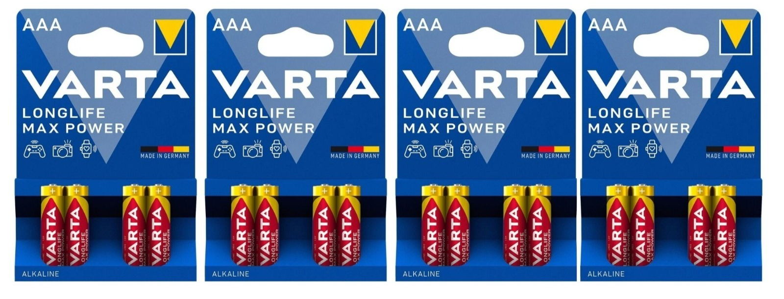 VARTA AAA Batterien LR03 1,5V Longlife Max Power Micro Alkaline 4703