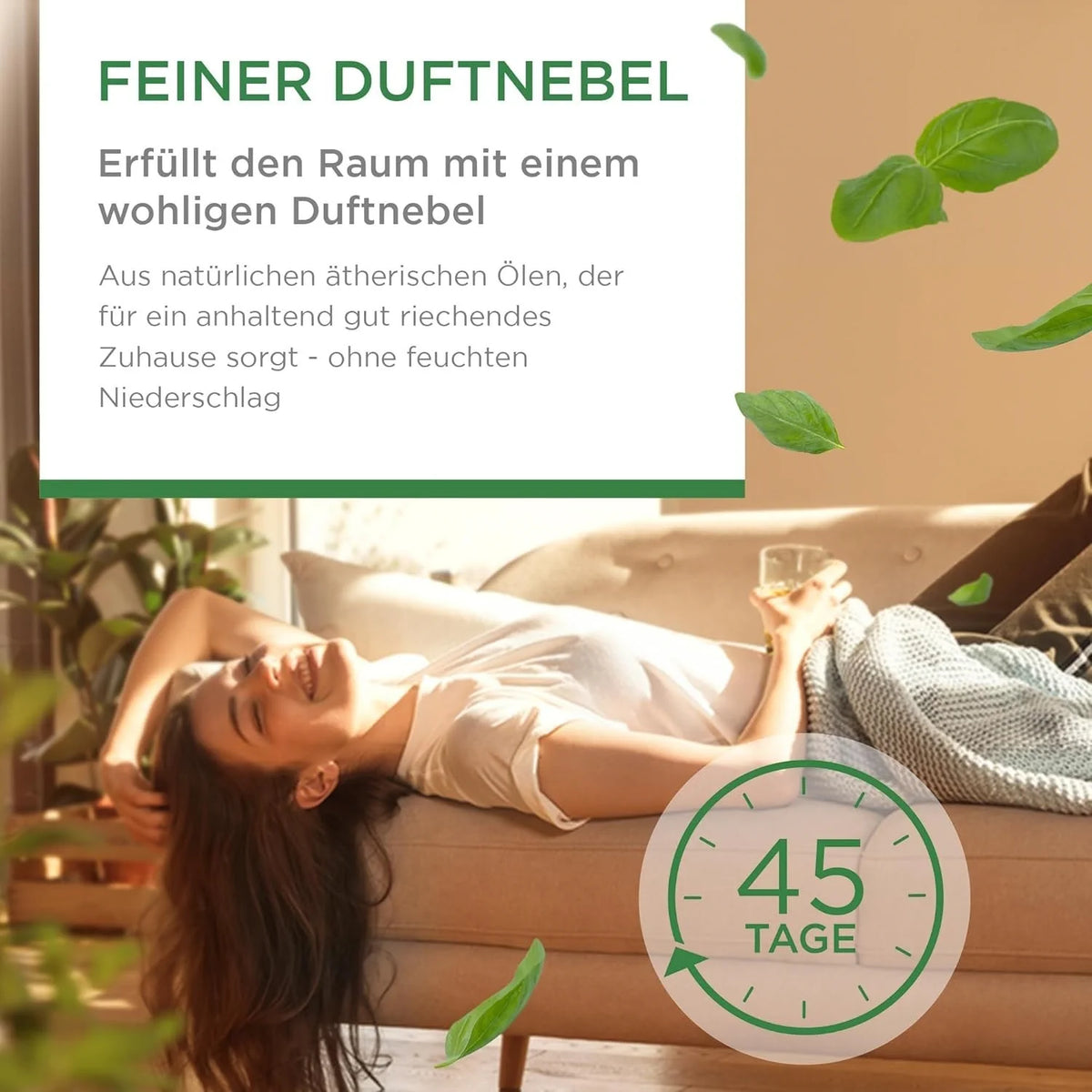 Air Wick Aroma-Öl Starter Set Lavendel – Diffuser mit 2 × 20 ml Duftöl-Nachfüllern