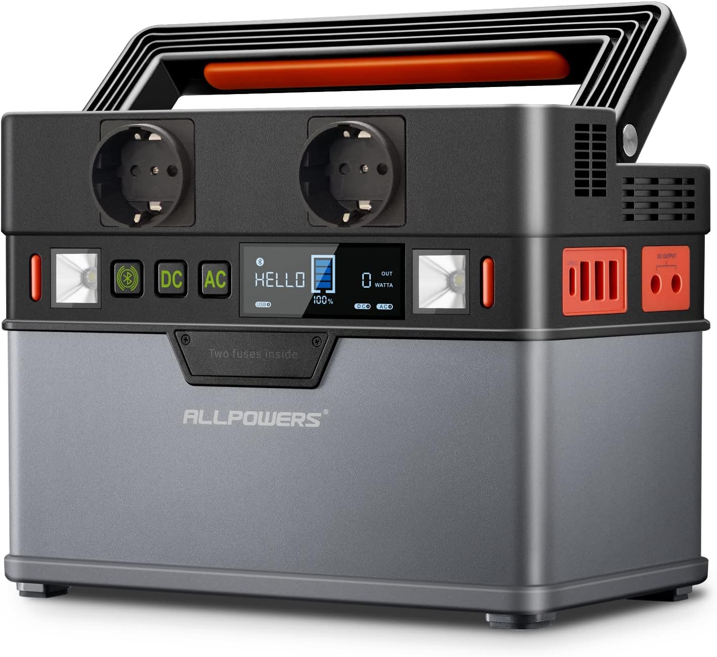 ALLPOWERS Solar Portable Power Station 78000mAh 300W Portable with AC/USB Output