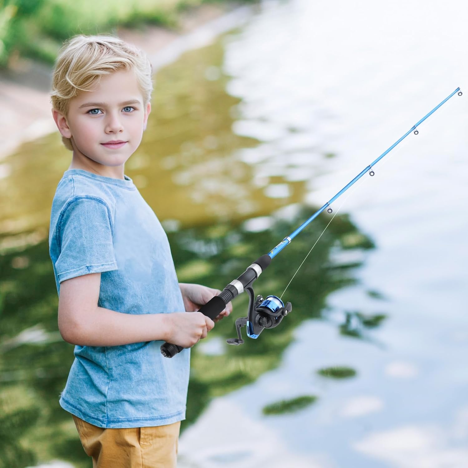 Fishing set for children, fishing rod set for children, children's fishing rods, telescopic fishing rod 180 cm 