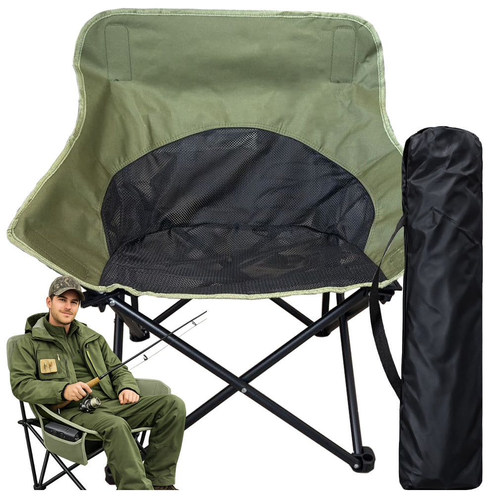 Angelstuhl faltbar Campingstuhl mit Tasche Tragetasche Outdoor bequem