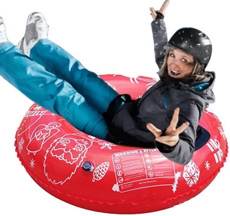 Aufblasbarer Schneereifen 127 cm Snow Tube Schwimmring Schnee Wasser 220 kg
