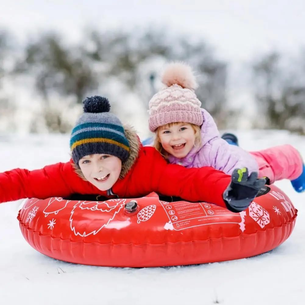 Aufblasbarer Schneereifen 127 cm Snow Tube Schwimmring Schnee Wasser 220 kg