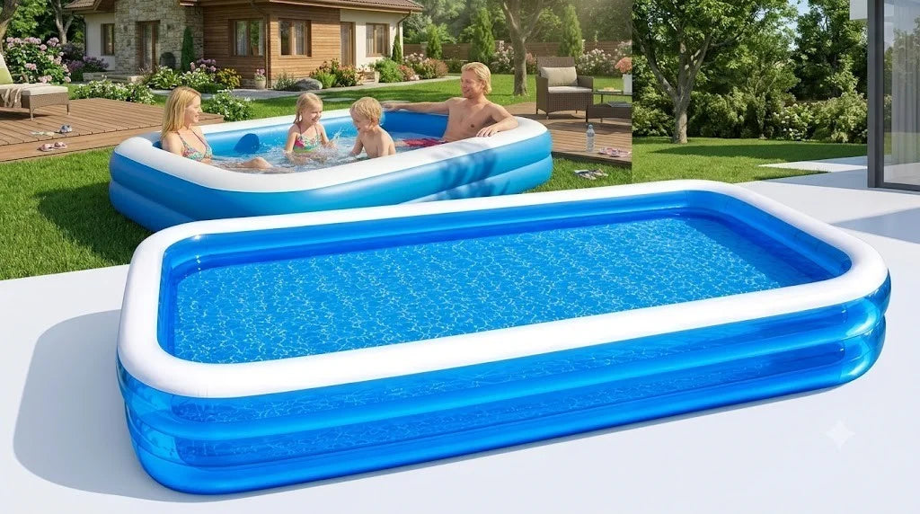 Intex 56475NP - Inflatable Swim Pool Center Family Lounge, 90 x 90 x 26 inches 