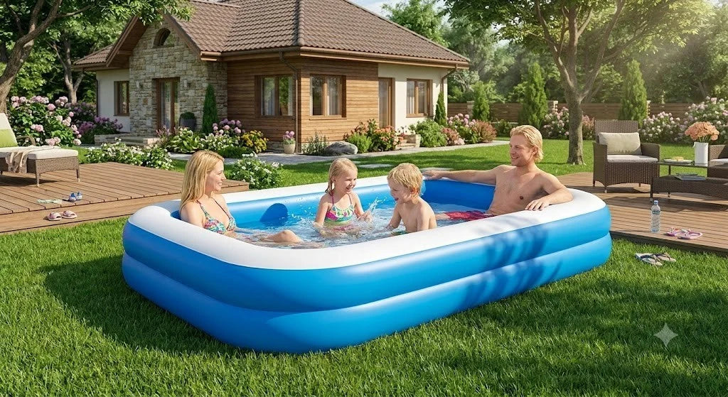Intex 56475NP - Inflatable Swim Pool Center Family Lounge, 90 x 90 x 26 inches 
