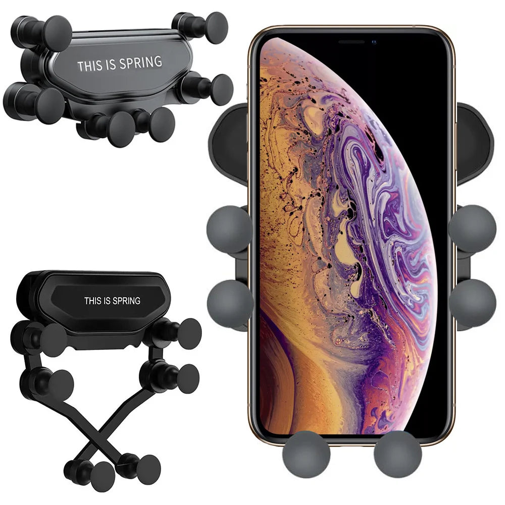 Auto Handyhalterung fürs Lüftungsgitter – Universal Smartphone Halter mit Schwerkraftmechanismus