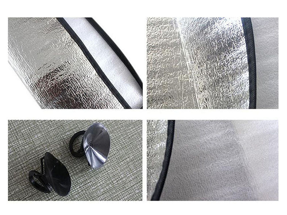 Auto Sonnenschutz für Windschutzscheibe 130x60cm – Hitzeschutz und Frostschutz Abdeckung