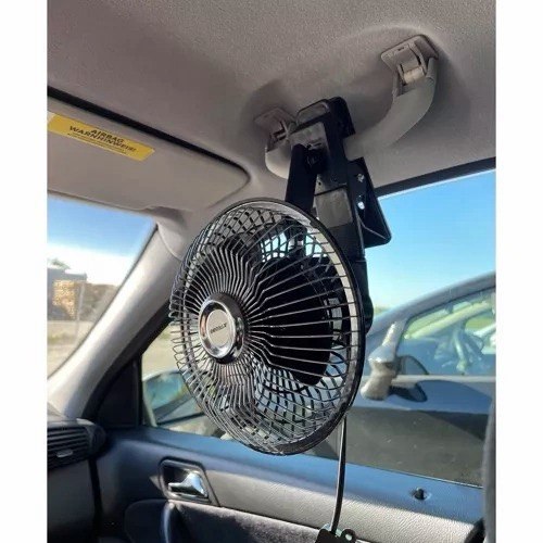 Auto Ventilator 12V Clip Ventilator Oszillierend Kfz Lüfter Zigarettenanzünder
