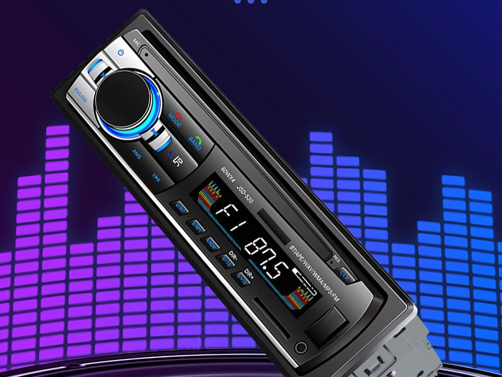 🚗 MODERNES AUTORADIO MIT BLUETOOTH, USB, AUX & SD – 1-DIN UNIVERSALMODELL 📻