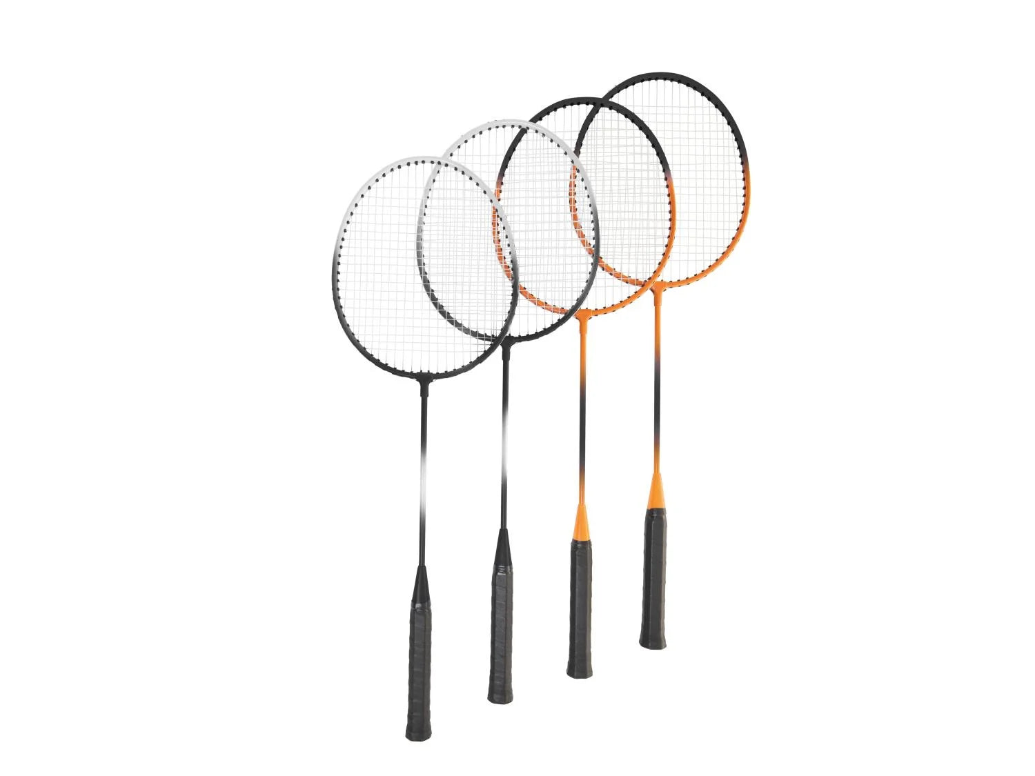 Crivit Badminton Complete Set for 4 Players Net 4 Rackets 3 Balls 6.2x0.6m NEW 