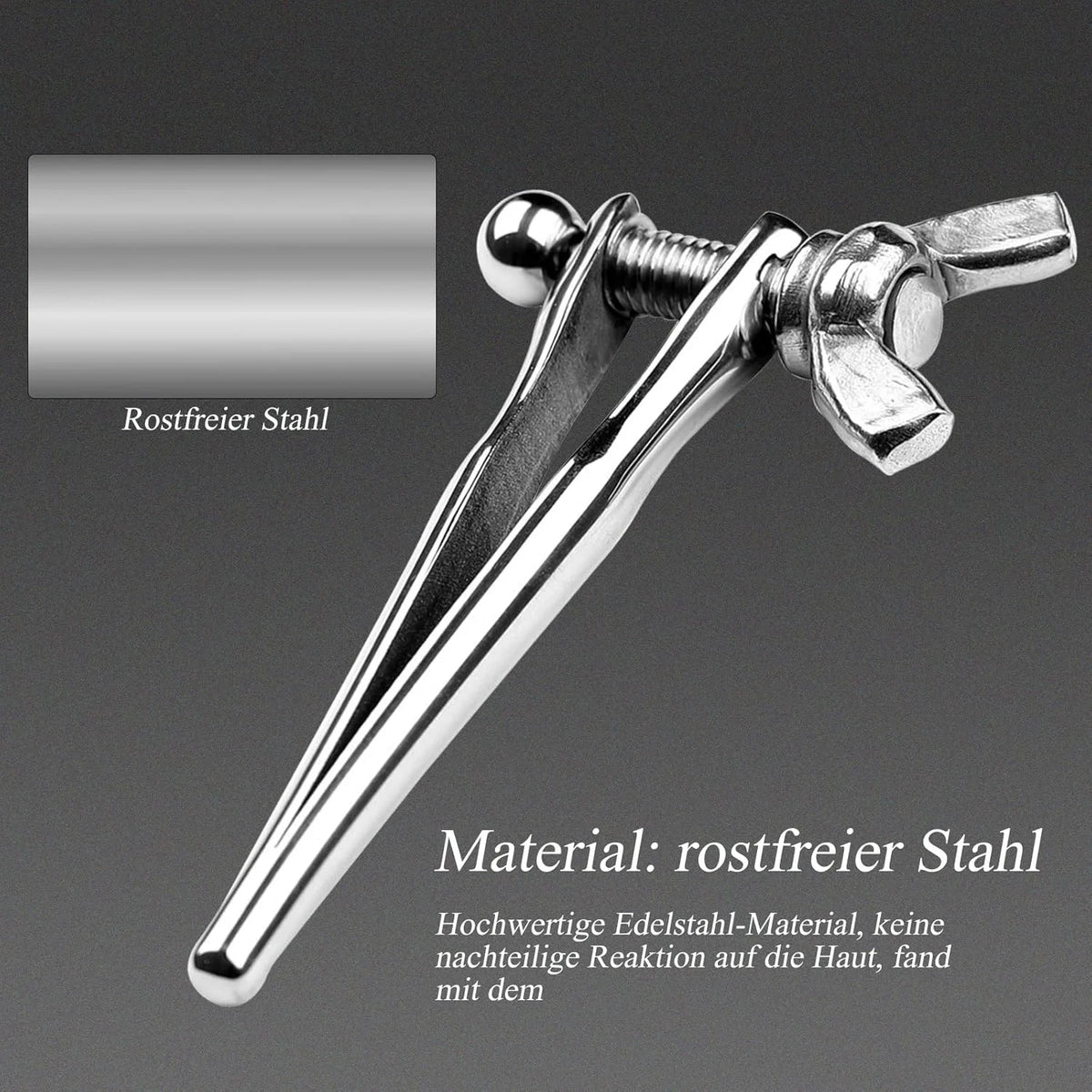 BDSMAGE Dilator Harnröhre Edelstahl Harnröhren Dilatatoren Set,Eichel Stimulator
