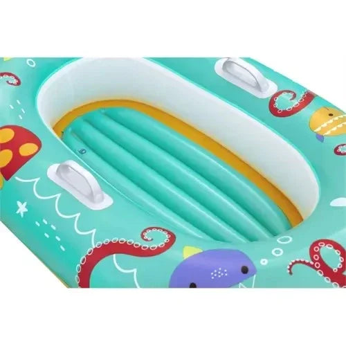 Bestway Kinderboot Aufblasbar 119x79cm Schwimmbett Schwimmboot Pool Boot