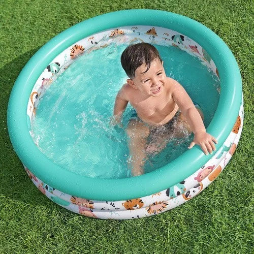 Bestway Kinderpool Planschbecken 102x25cm Aufblasbar Gartenpool Rund 101L