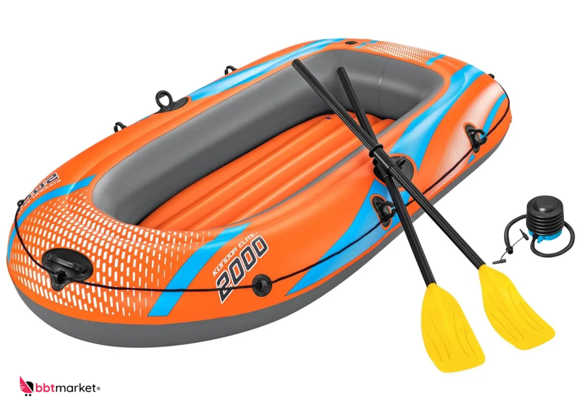 Bestway Kondor 2000 Schlauchboot 2 Personen Set Paddel Pumpe Auswahl