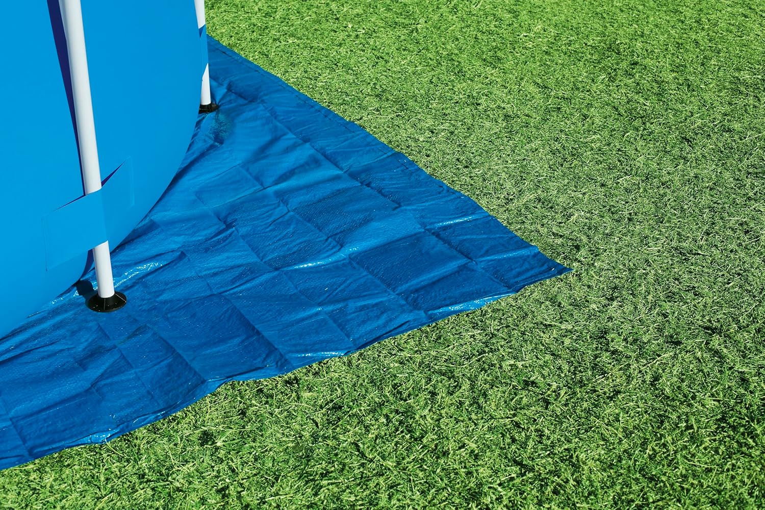 Bestway Pool Bodenplane 335x335 cm PE Unterlage für Aufstellpools bis Ø305 cm
