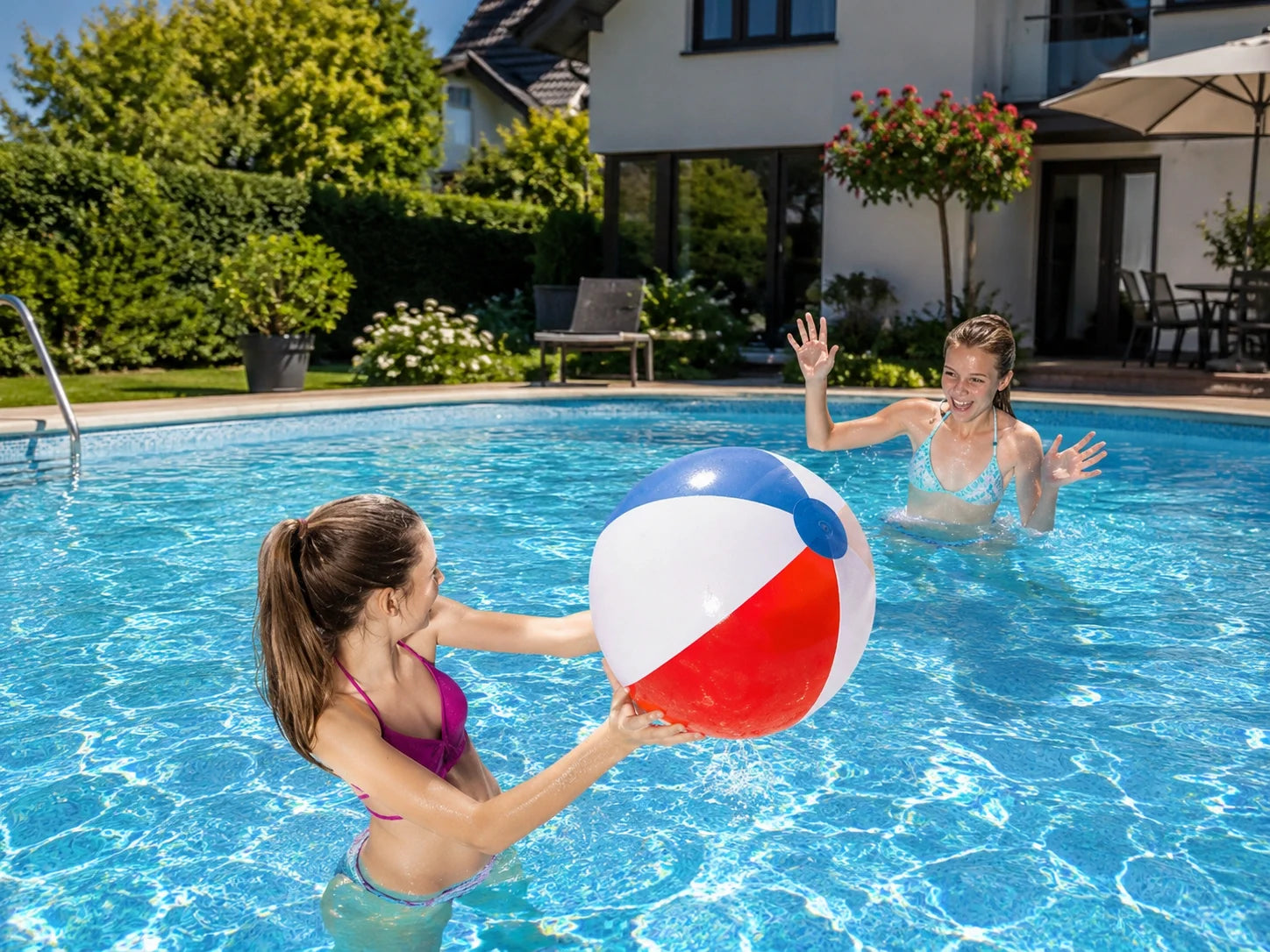 Bestway Wasserball 51cm Aufblasbar Strandball Poolball Beachball Bunt