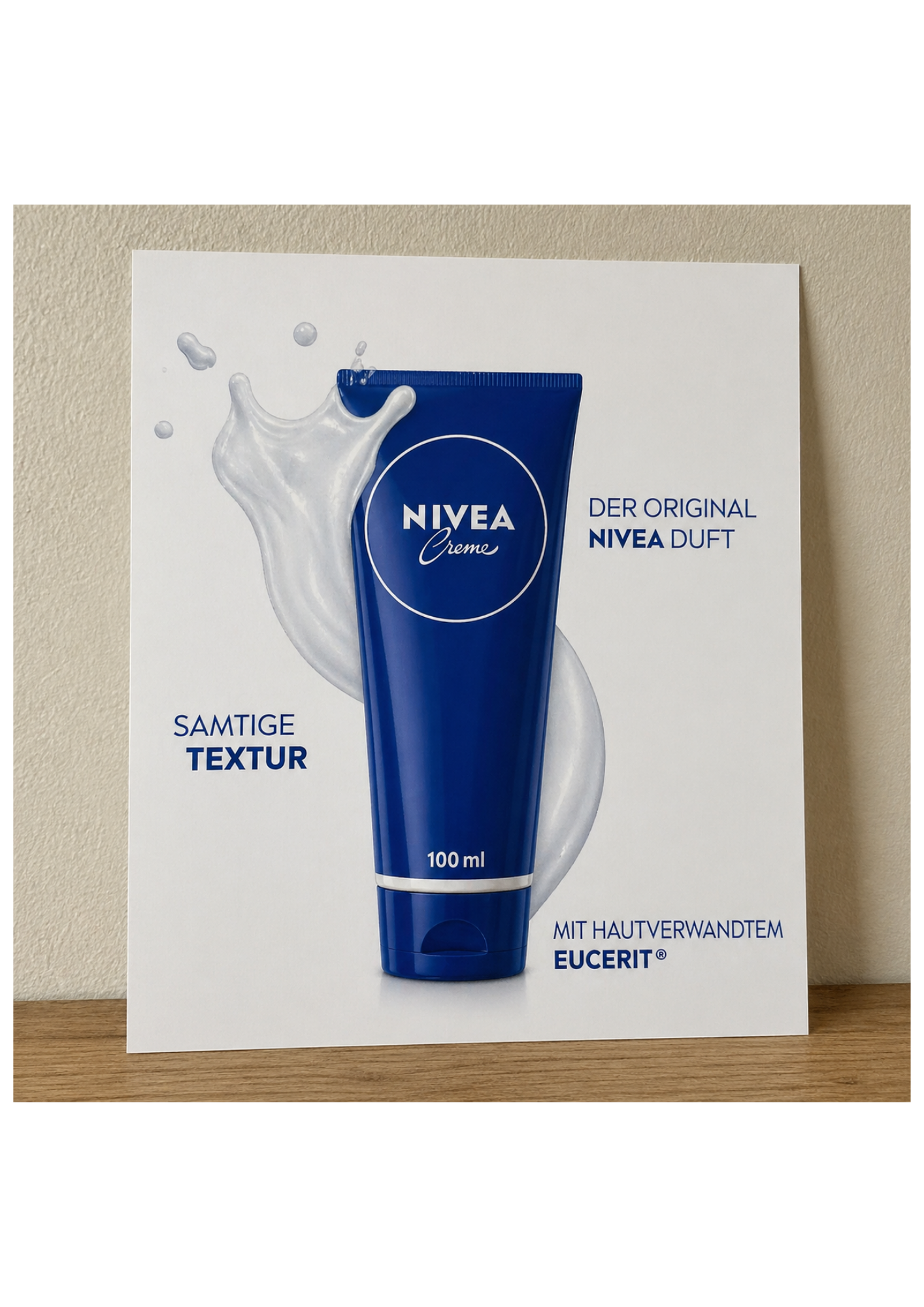 NIVEA Creme 100ml Universalpflege Feuchtigkeitscreme für alle Hauttypen