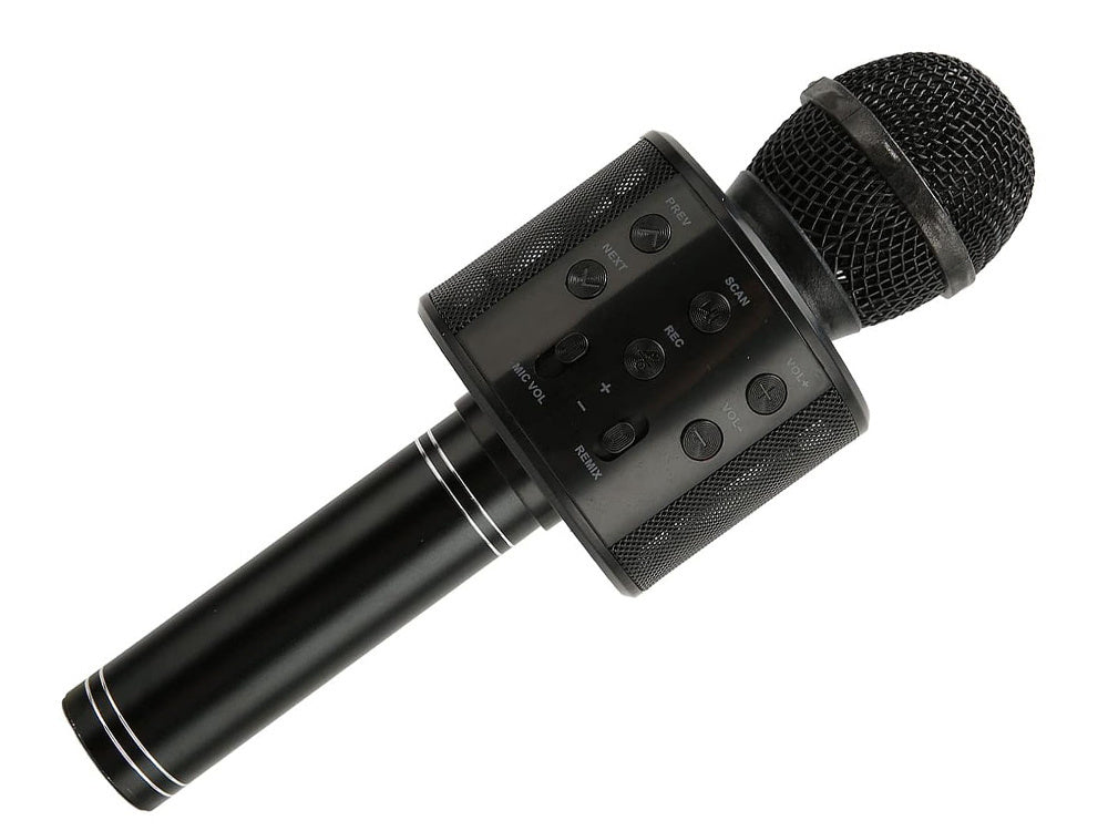Kabelloses Bluetooth Karaoke Mikrofon – Rundes Design, Etui, Sprachmodi & Echo-Effekt