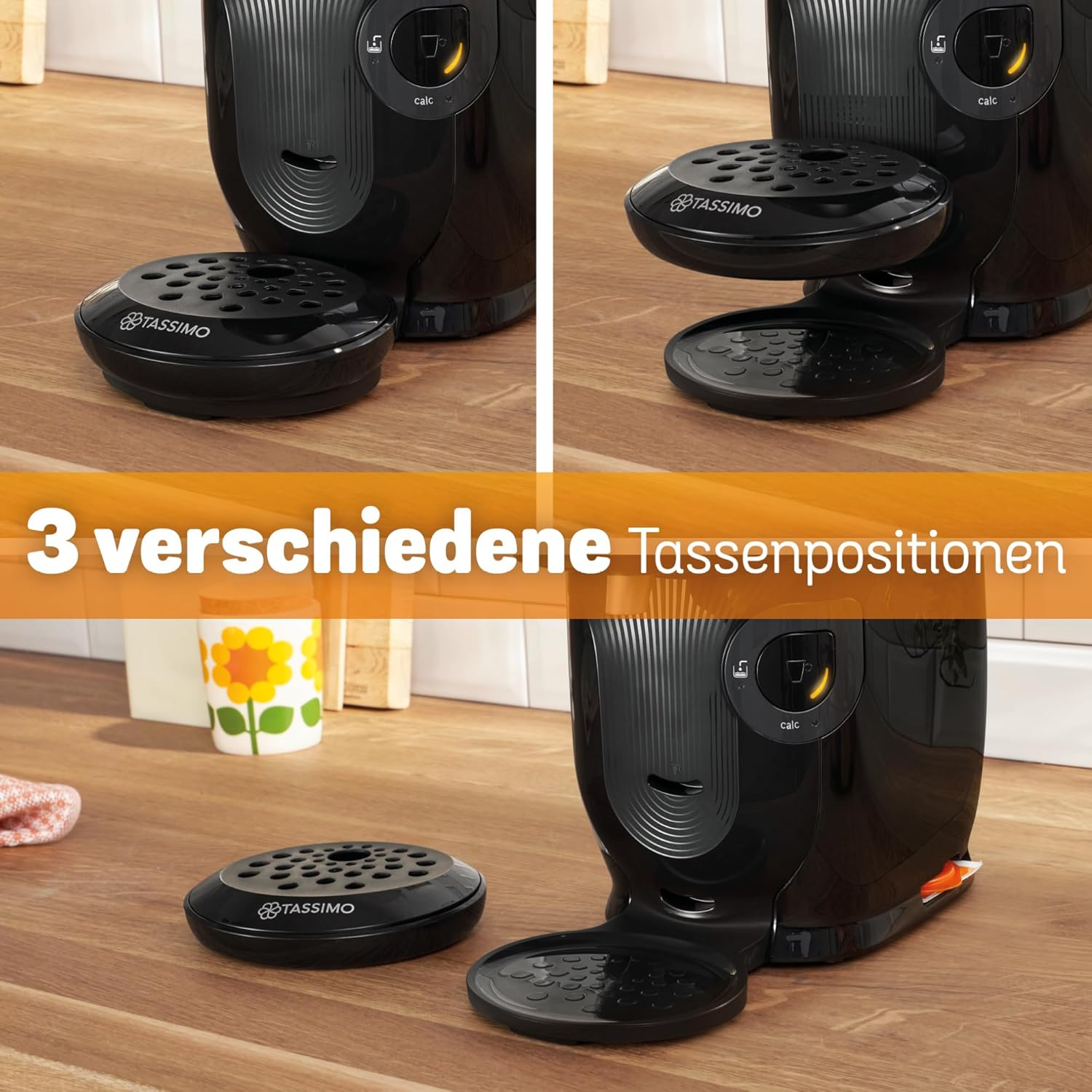 Bosch Tassimo Style Friendly TAS112E – Kapselmaschine 1400W, Schwarz | Über 70 Getränke, One-Touch Bedienung, INTELLIBREW & Nachhaltiges Design