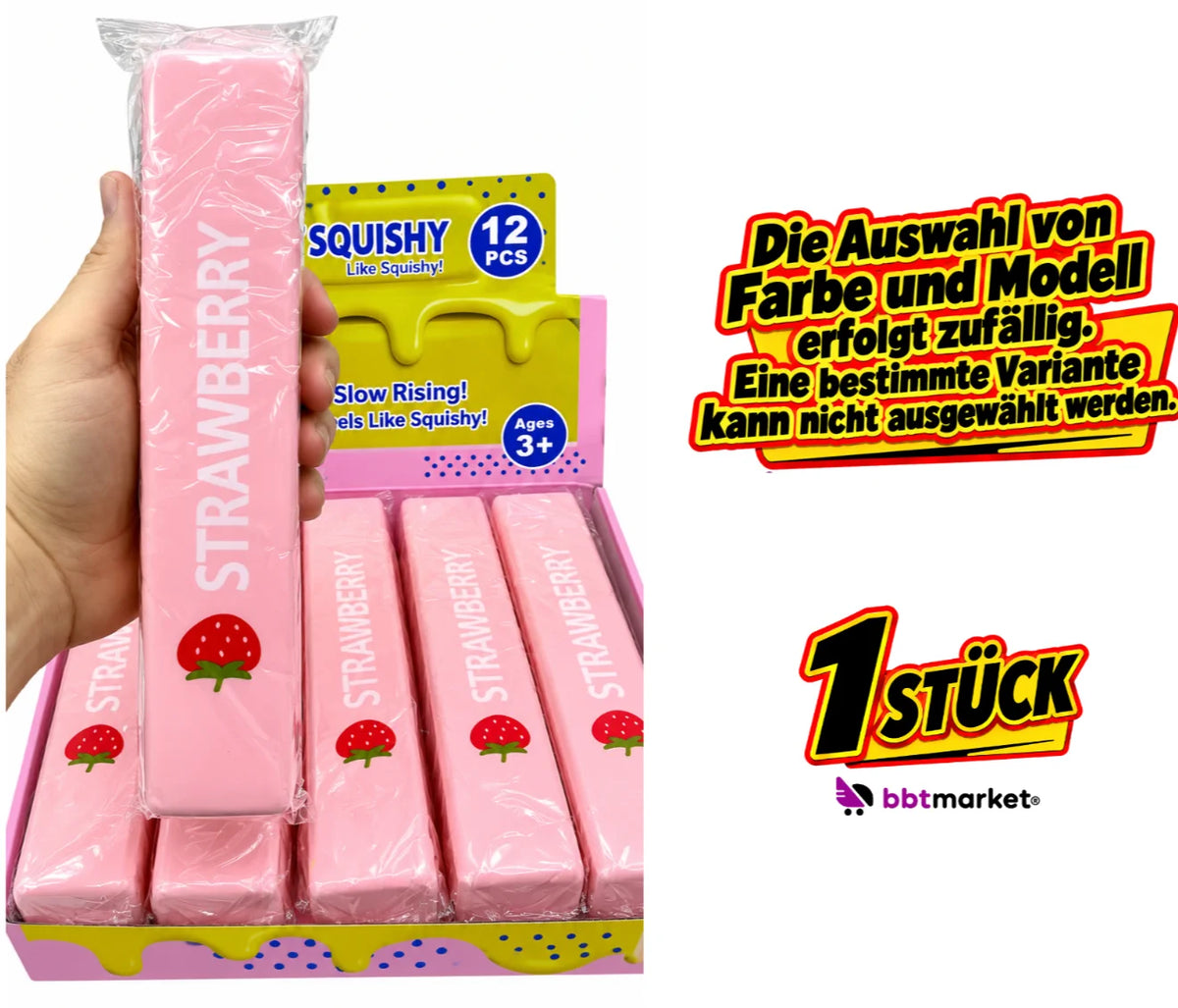 Butter Stick Squishy Rainbow Jumbo 14oz Fidget Toy Slow Rising Knautschspielzeug