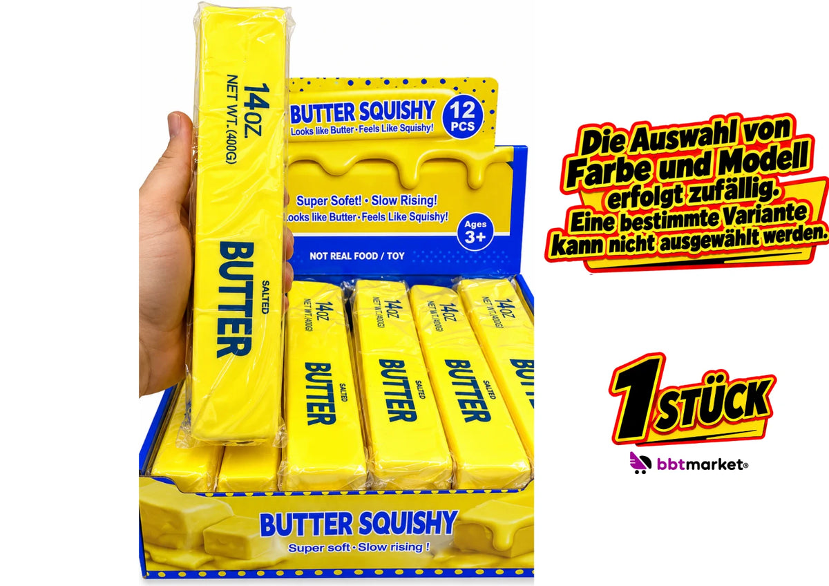 Butter Stick Squishy Rainbow Jumbo 14oz Fidget Toy Slow Rising Knautschspielzeug