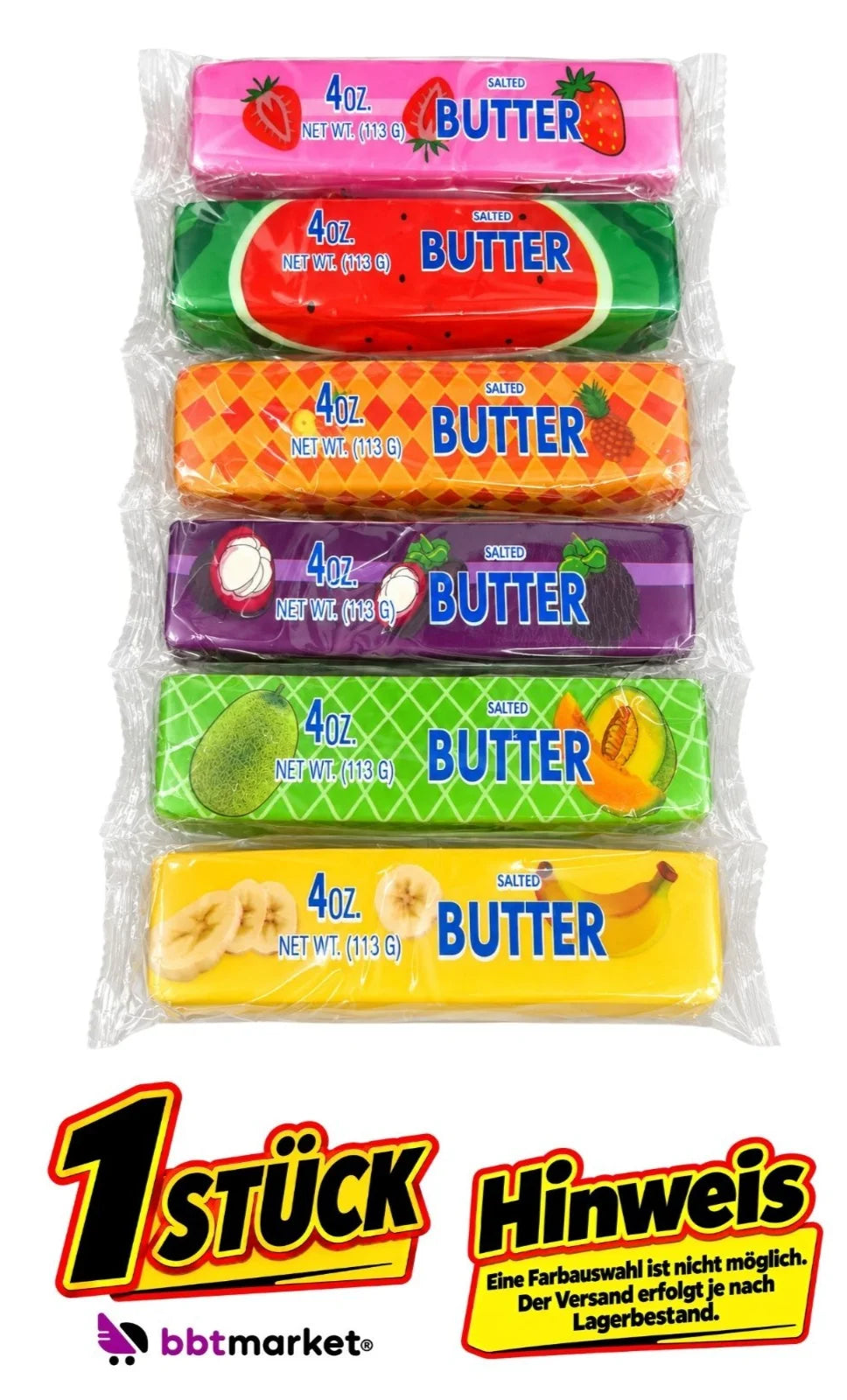Butter Stick Squishy Weiches Anti‑Stress Fidget Spielzeug für Kinder Erwachsene