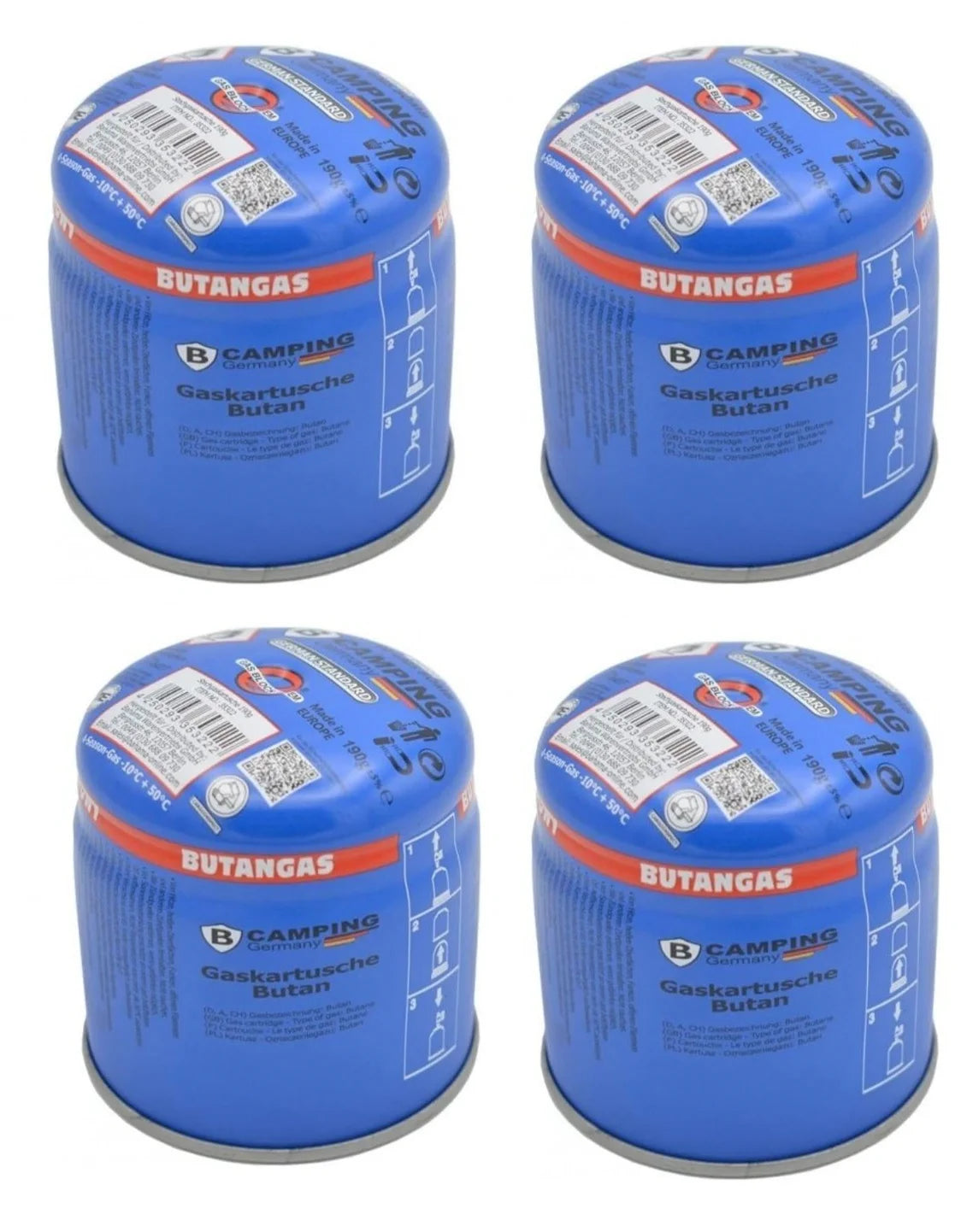 Camping Gaskocher 1100W 190g Stechkartusche Kartuschenkocher Kohleanzünder
