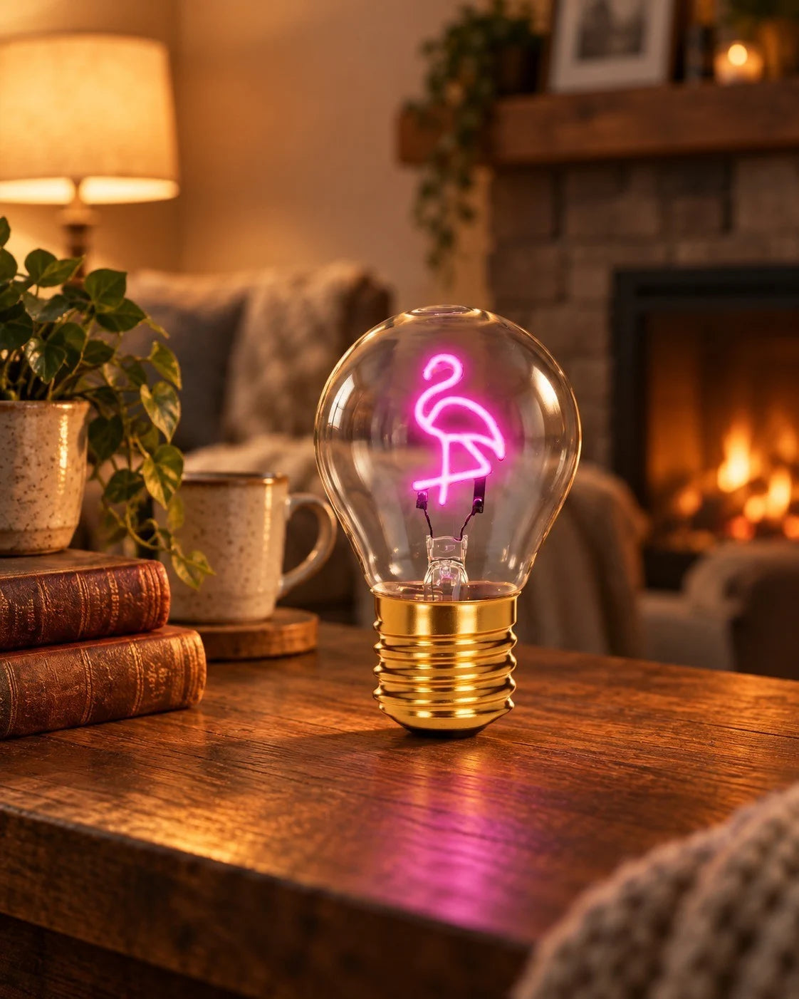 Dekoleuchte Glühbirne Akku USB-C Nachtlicht Geschenk Deko Tischlampe