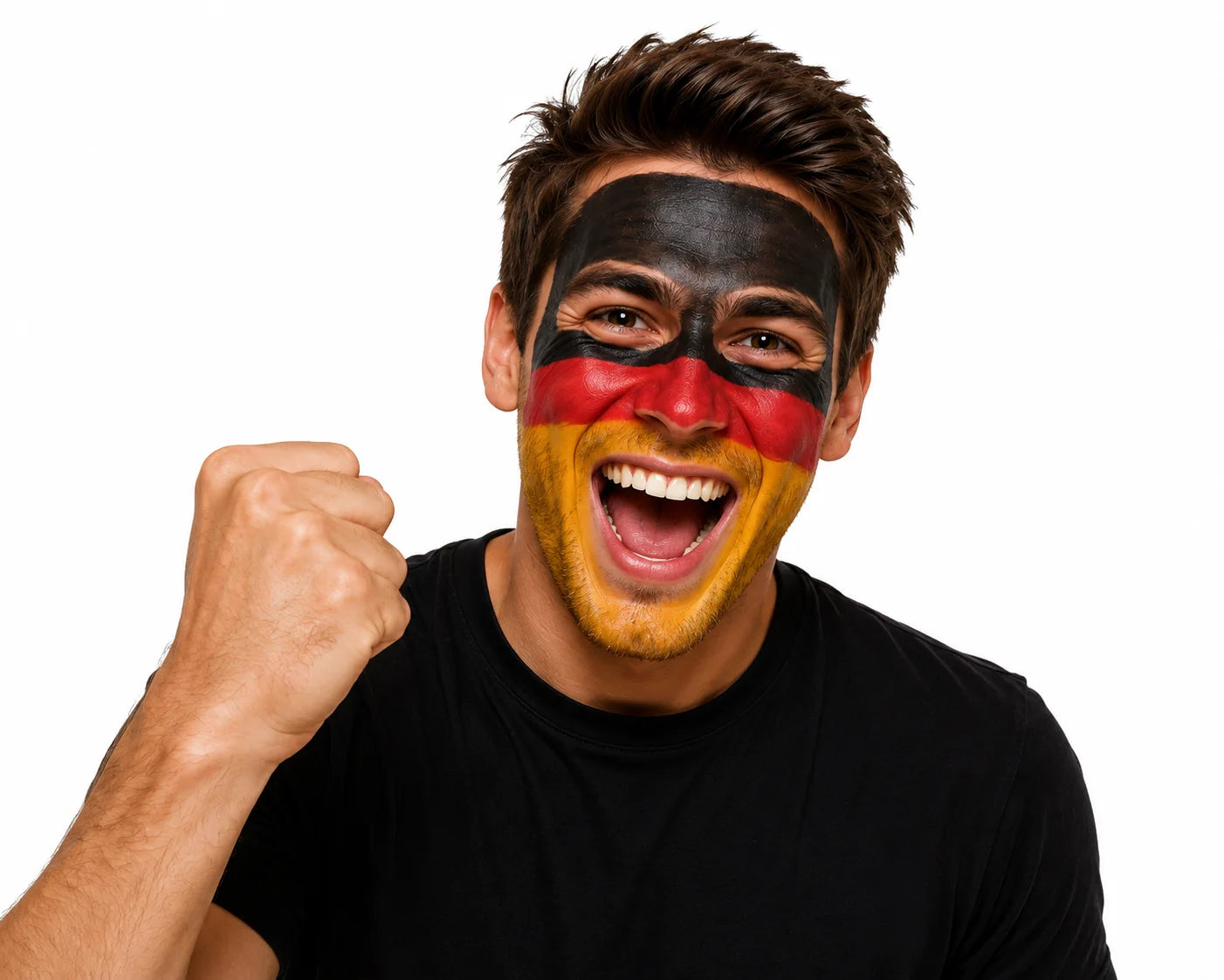 Deutschland Fanartikel WM EM Fahne Flagge Poncho Horn Auswahl