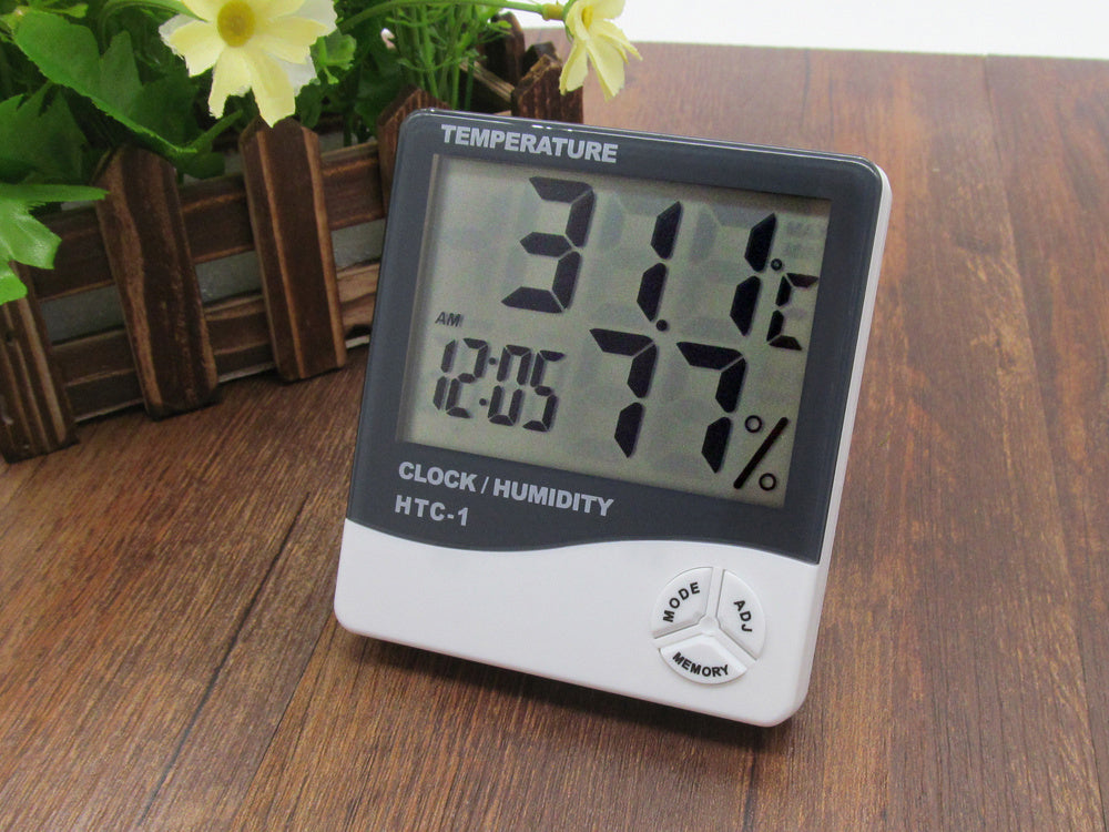 Digitales Thermometer Innen interner Datums Mini LCD Elektronisches  5907451301227