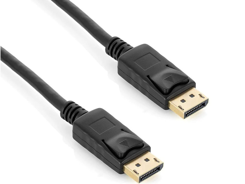 DisplayPort Kabel DP 1.4 1,5 m 8K 30Hz 4K 120Hz Audio Video Goldstecker
