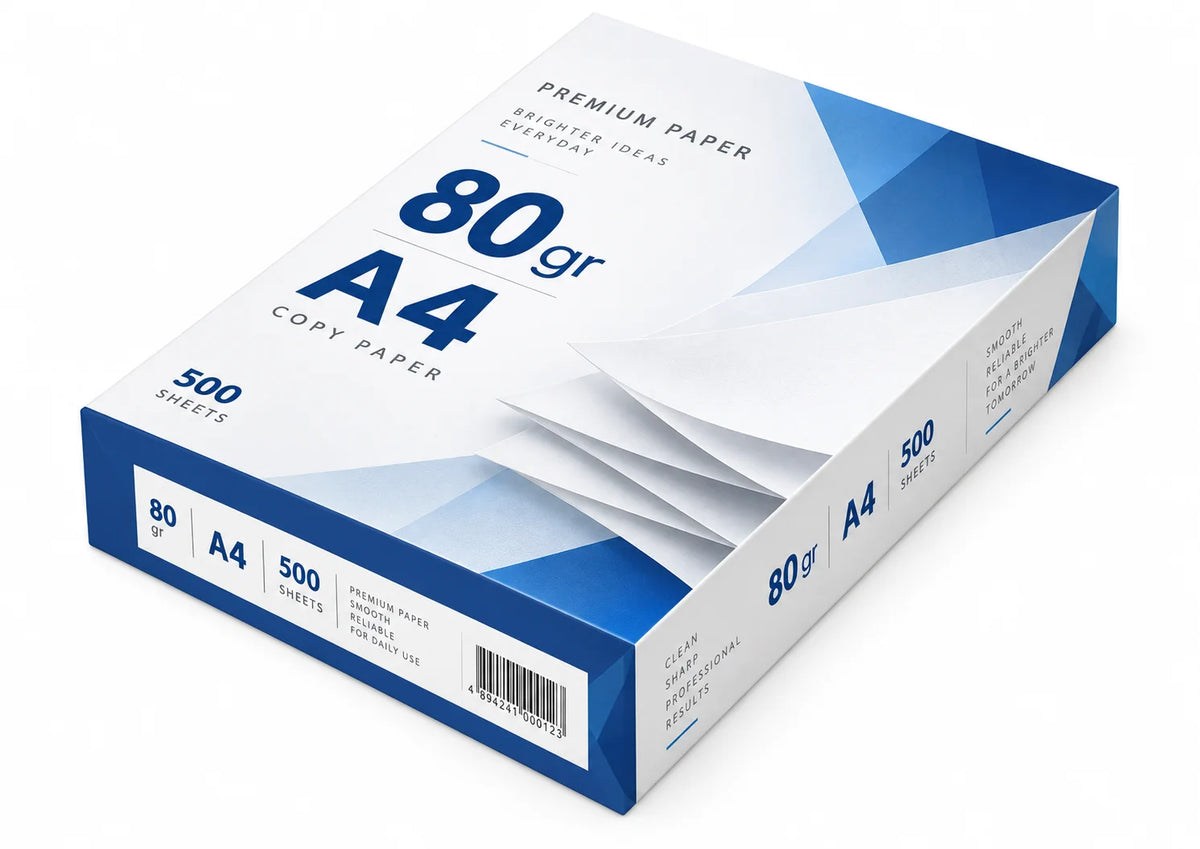 Druckerpapier A4 80 g/m² Weiß – Kopierpapier für Laser, Inkjet, Büro  Homeoffice