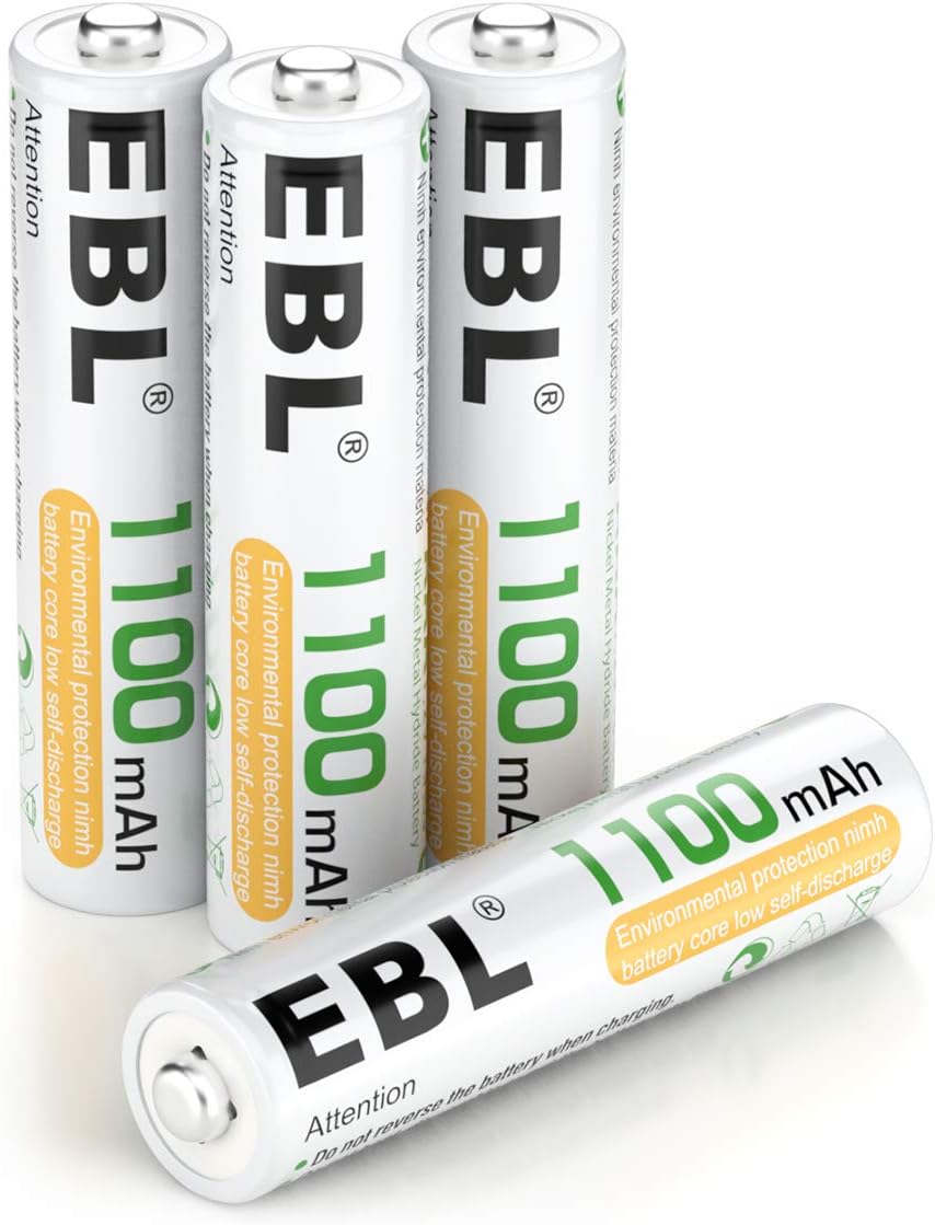 EBL AAA Akku 1100mAh 4/8/12/16 Stück -wiederaufladbare Batterien AAA, Typ NI-MH Batt NEU