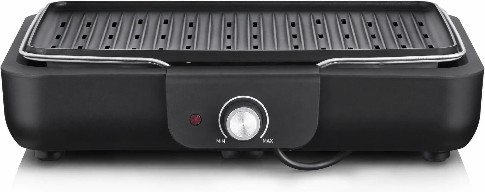 Elektrogrill Tischgrill 2200W Alu Grillplatte Innen Außen BBQ Grill