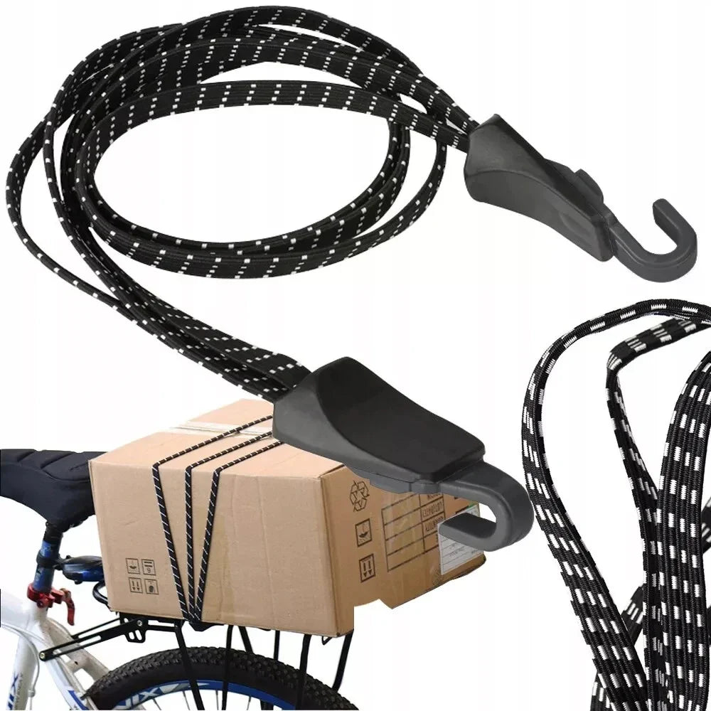 Fahrrad Gepäckspanner 60 cm – Spanngummi mit Metallhaken für Fahrrad, Camping und Transport