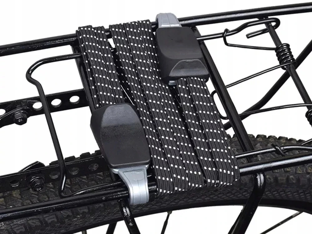 Fahrrad Gepäckspanner 60 cm – Spanngummi mit Metallhaken für Fahrrad, Camping und Transport