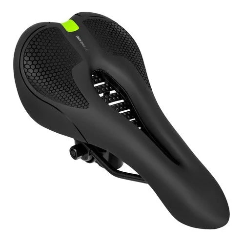 Fahrradsattel Komfortsattel 28x14 cm Gepolstert Fahrradsitz City Trekking Schwar