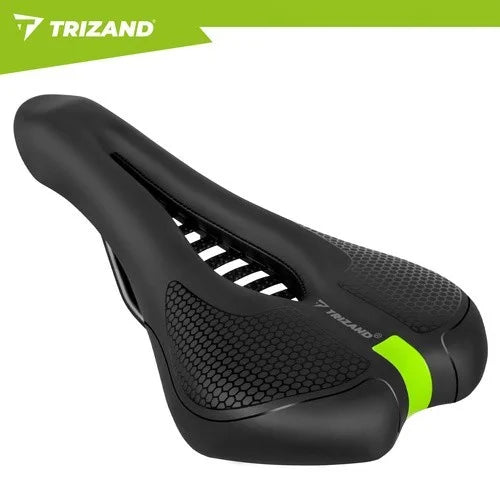 Fahrradsattel Komfortsattel 28x14 cm Gepolstert Fahrradsitz City Trekking Schwar