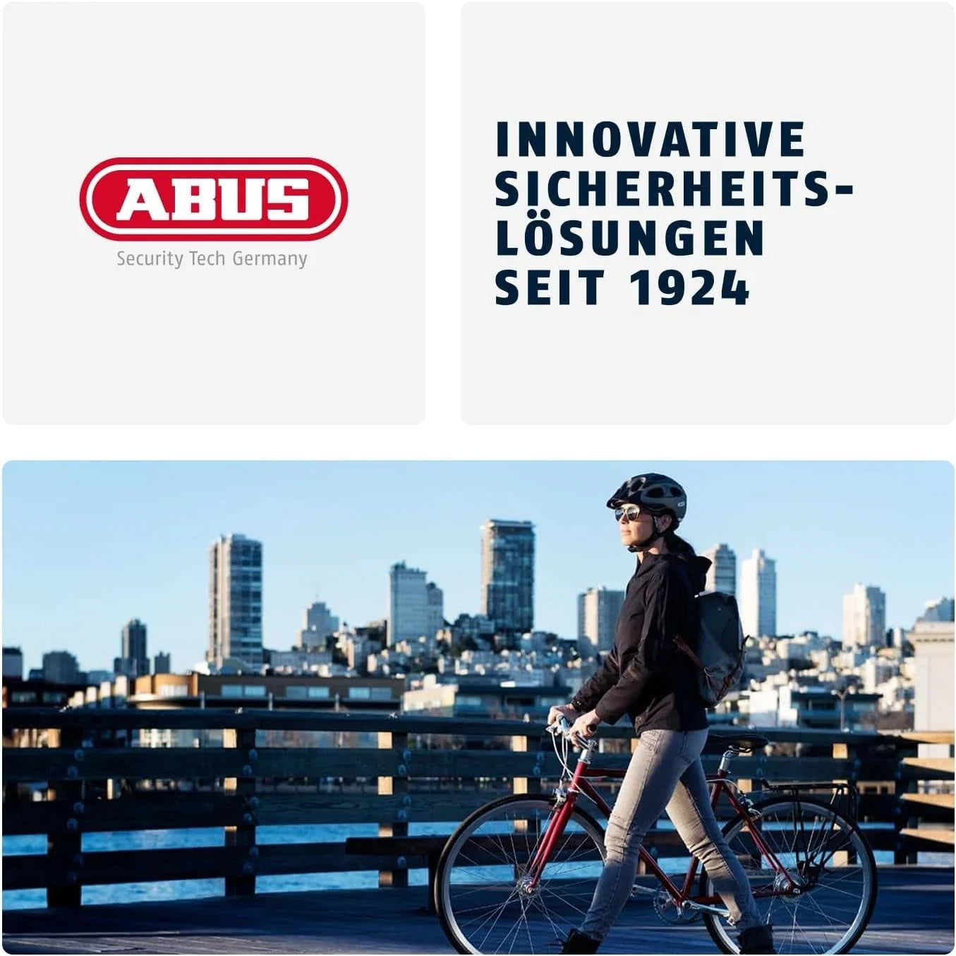 Fahrradschloss Kettenschloss 110cm 4mm Stahlkette Textilschutz 2 Schlüssel