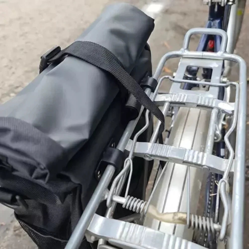 Fahrradtasche 15L wasserdicht Gepäckträger Tasche mit Schultergurt Reflektoren