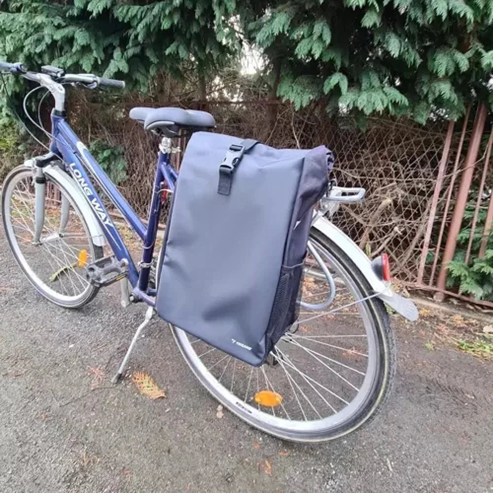 Fahrradtasche 15L wasserdicht Gepäckträger Tasche mit Schultergurt Reflektoren