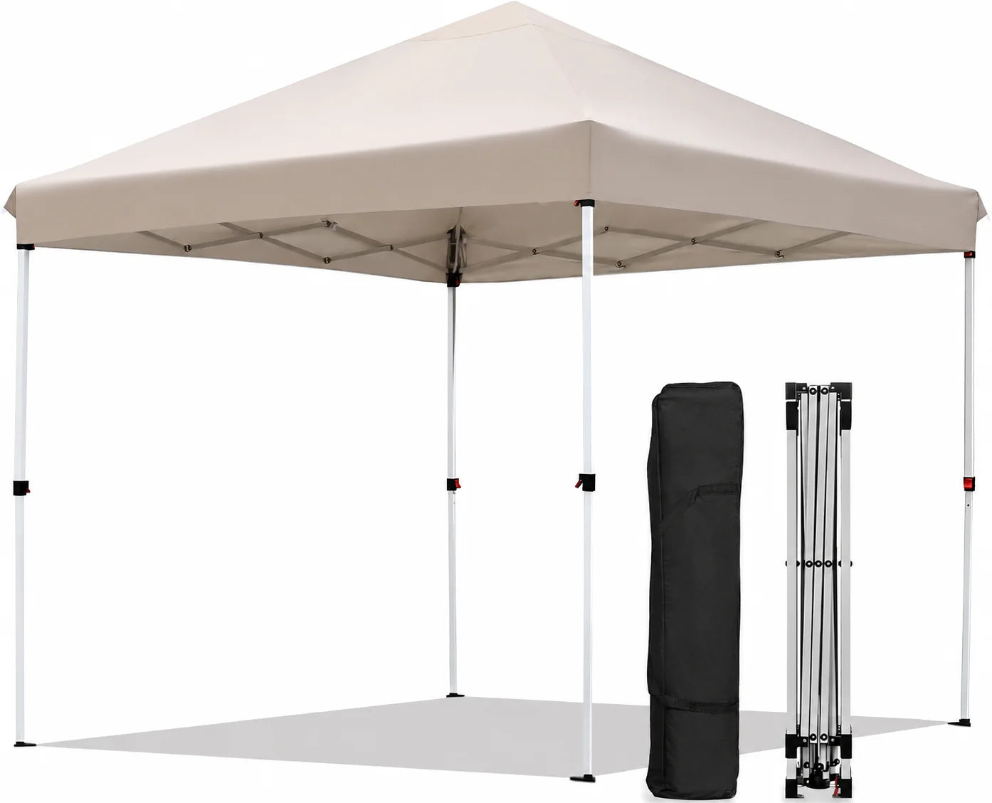 Faltpavillon 3x3m Wasserdicht Höhenverstellbar Partyzelt Camping Pavillon