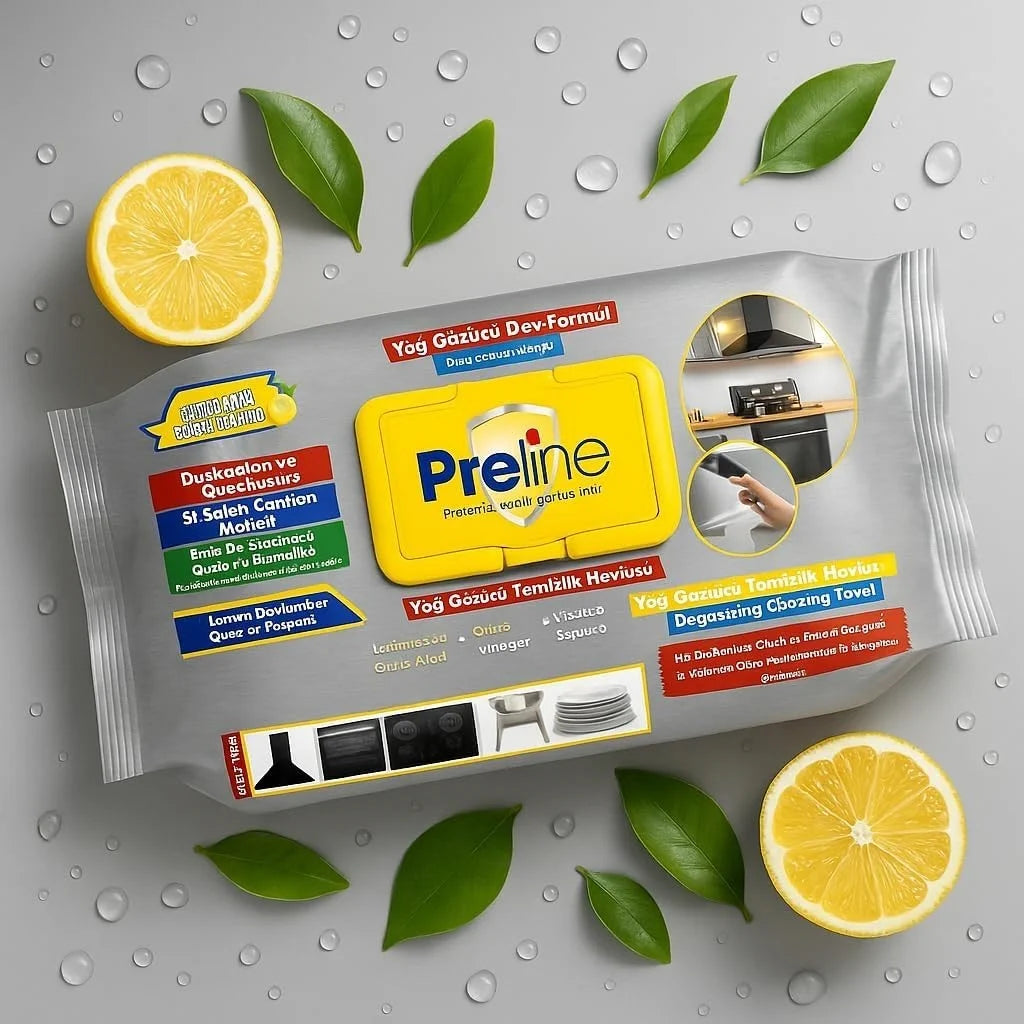 Fettlöser Reinigungstücher XL 60 Stück 1 oder 12 Pack Küche Ofen