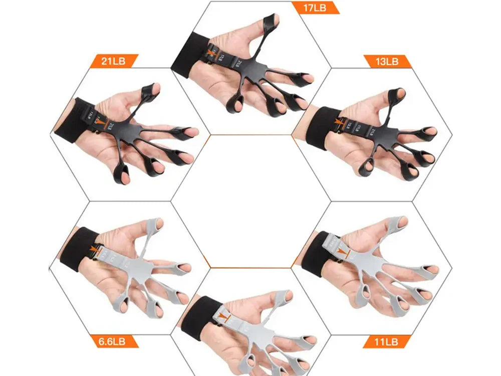 Fingertrainer & Handtrainer – Griffkrafttrainer für Finger, Hand und Unterarm beim Fitness-Training