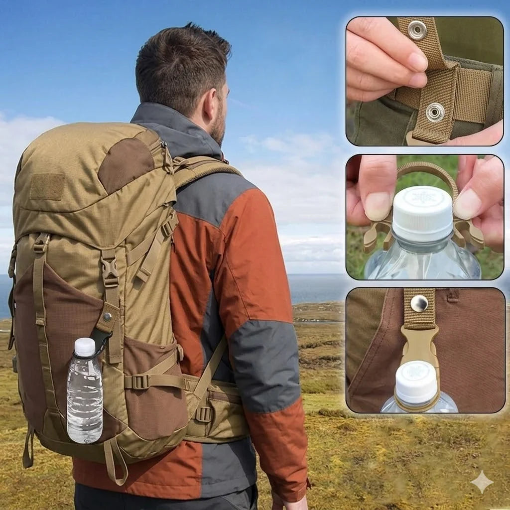Flaschenhalter Clip Karabiner Outdoor Rucksack Wasserflasche